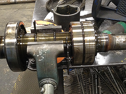 The shaft and bearings on the PWO paper stock pump had to constantly be replaced due to poor bearing housing fit.