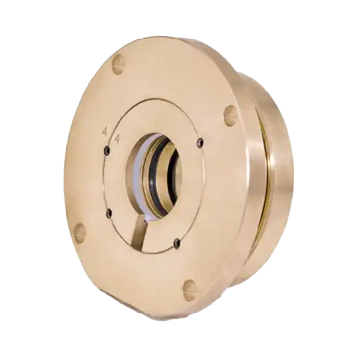Inpro/Seal PMR Bearing Isolator, designed for paper machine rolls, providing permanent bearing protection with high performance in washdown environments and axial movement accommodation.