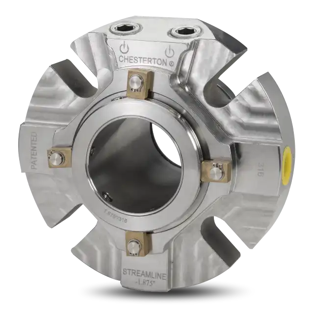 Chesterton S20 Cassette Seal, an industrial pump product featuring advanced seal technology, a tandem design for full pressure backup, and easy installation for improved equipment reliability.